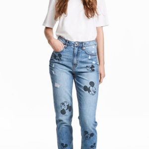 H&M divided Mickey Mouse jeans
